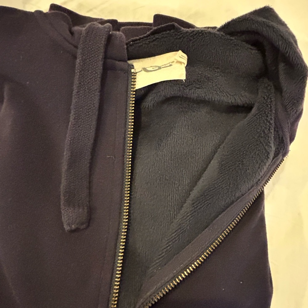 UGG Navy Fleece Sweatshirt: Size L